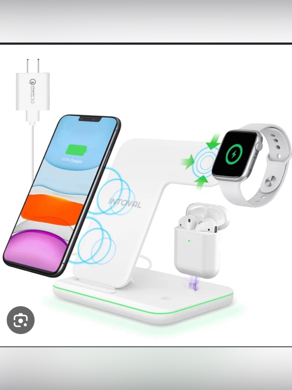 Intoval 3-in-1 Wireless Charging Station - made for Apple products.